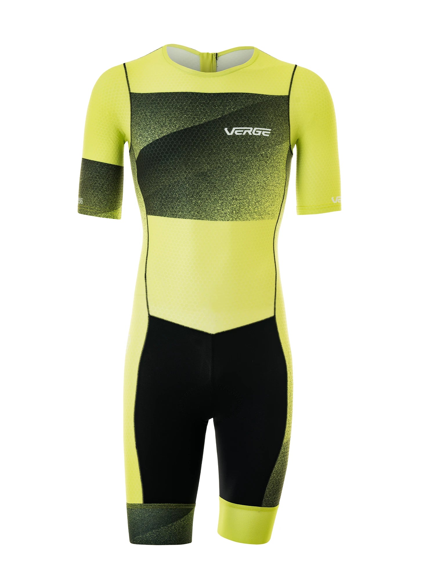 Aquario Tri Suit Short Sleeve - Rear Zipper – VERGE SPORT Aquario Tri Suit Short Sleeve - Rear Zipper – VERGE SPORT