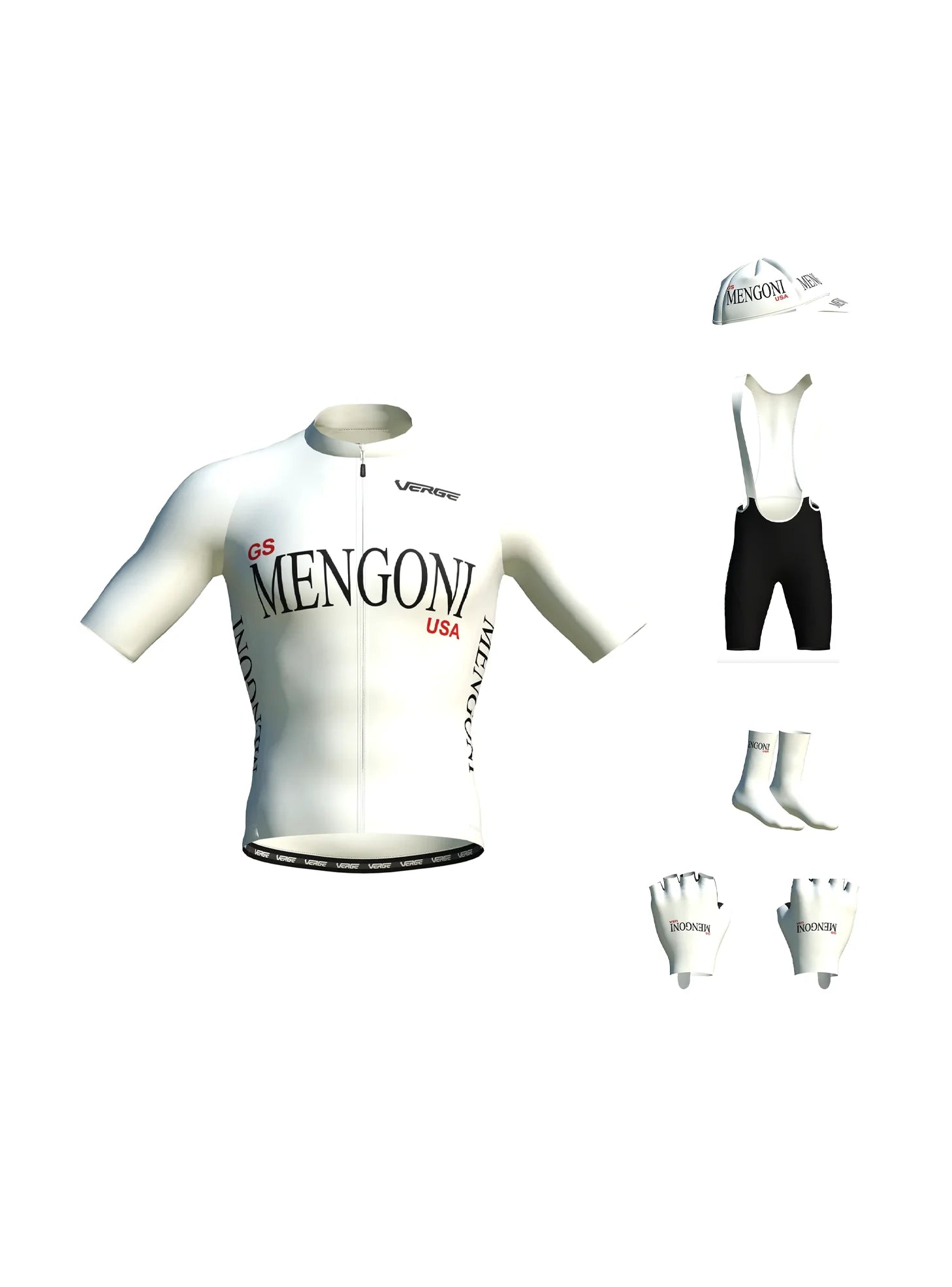 GS MENGONI KIT WITH FREE AERO GLOVE AND CYCLING CAP - MEN