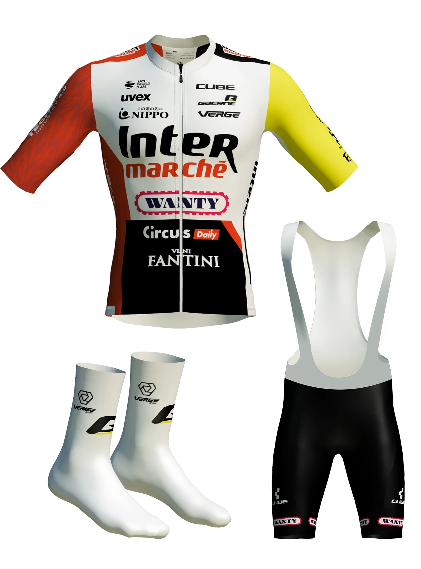 INTERMARCHÉ-WANTY OFFICIAL TEAM PLICA KIT - MEN