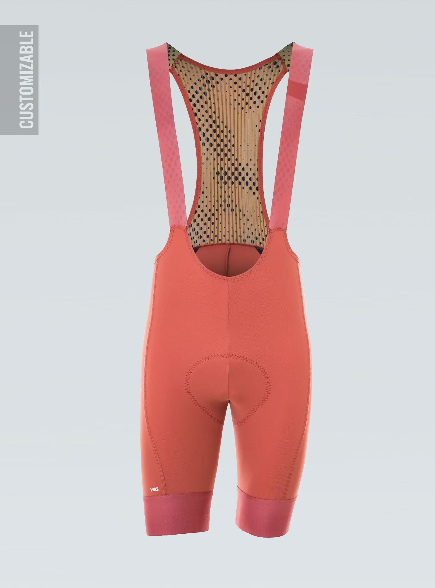 309 MFU Custom VRG Dusty Red Bib Shorts