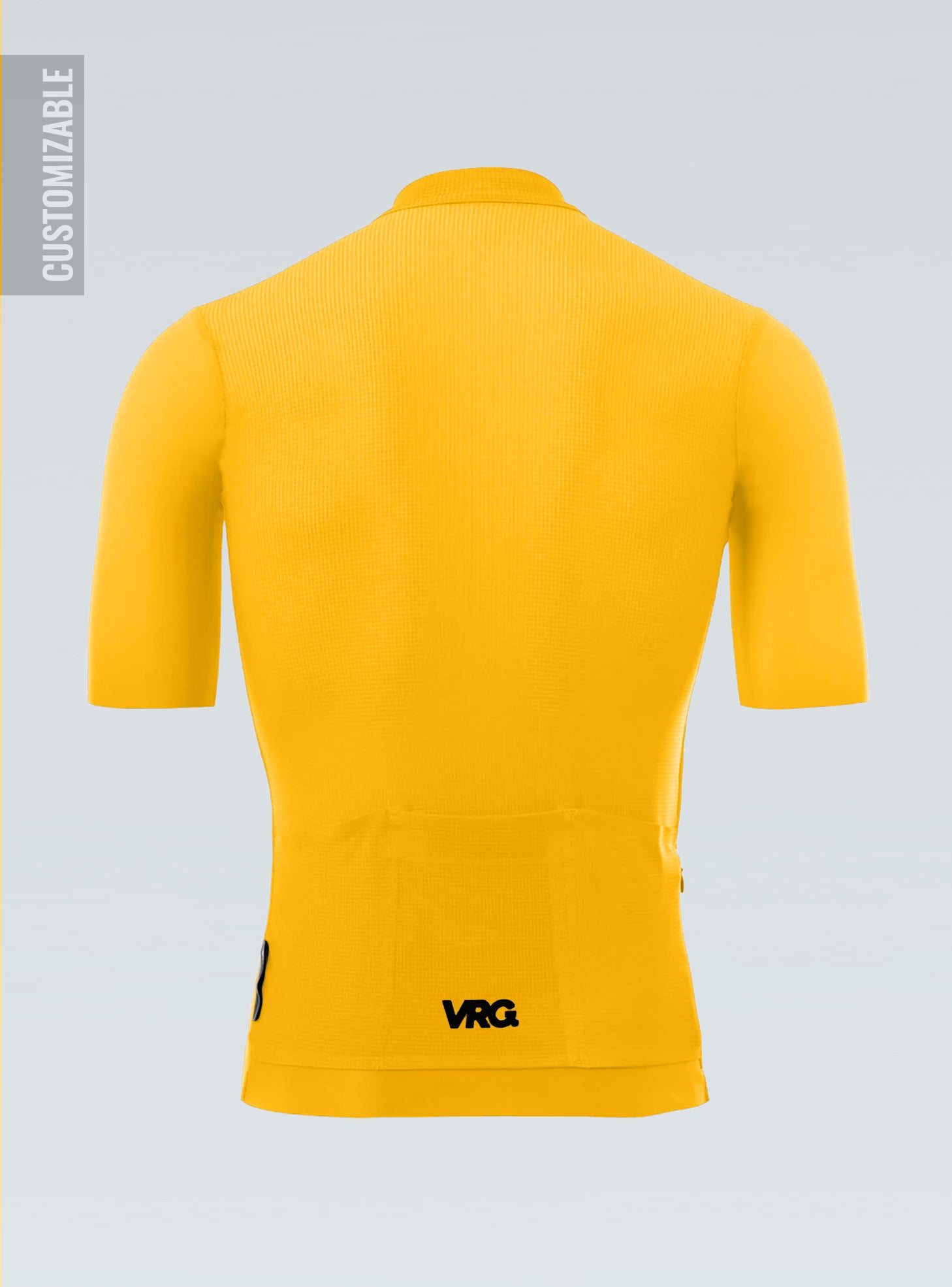 138 MFU Custom VRG Maillot Manches Courtes Jaune - HOMMES