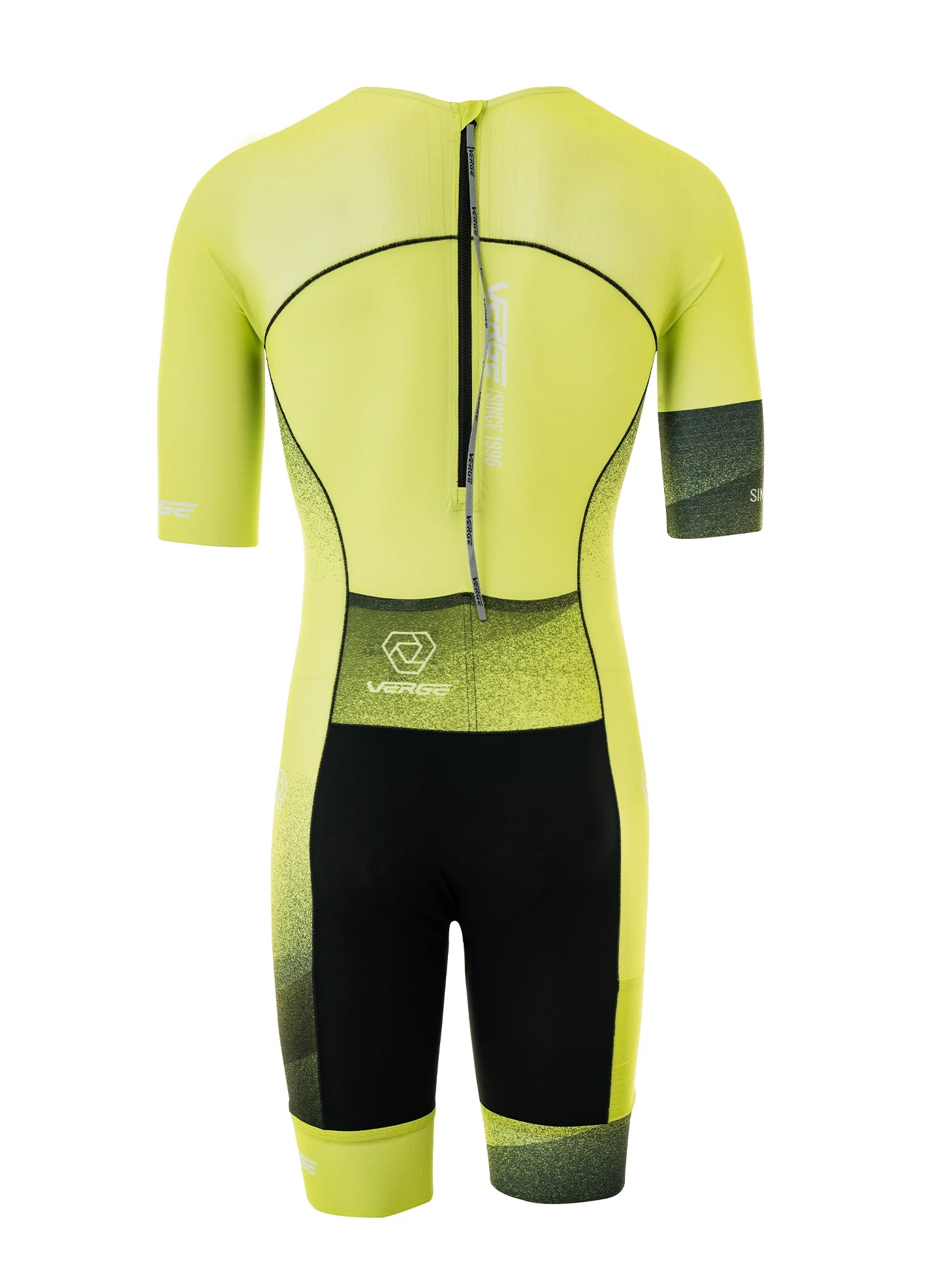 Speed 3.0 Tri Suit Short Sleeve - Rear Zipper – VERGE SPORT Speed 3.0 Tri Suit Short Sleeve - Rear Zipper – VERGE SPORT