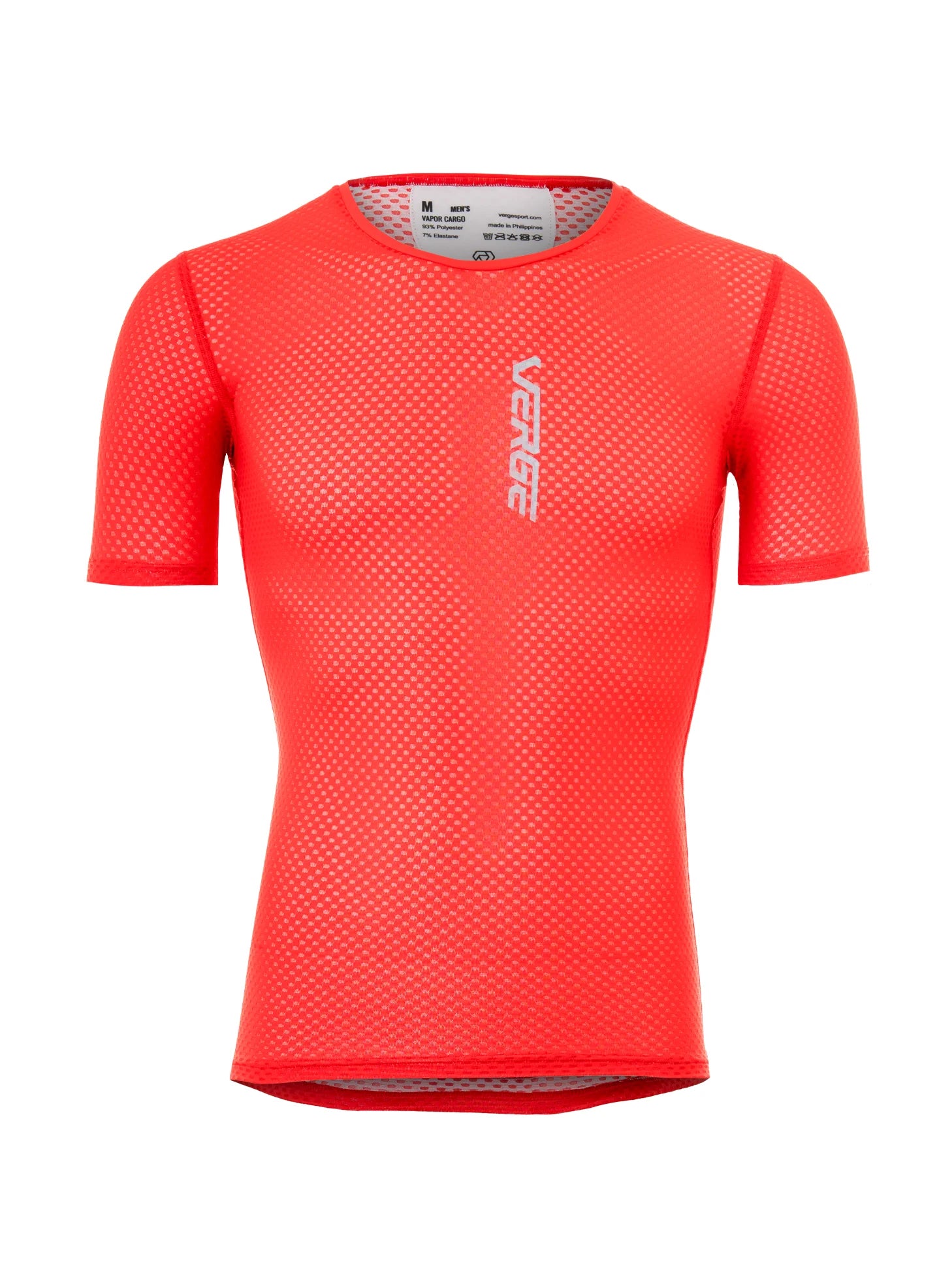 PAIN CAVE SS CARGO BASE LAYER - MEN RED