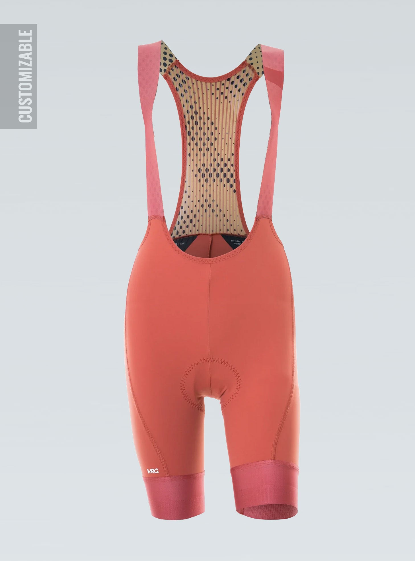 309 MFU Custom VRG Dusty Red Bib Shorts - Women