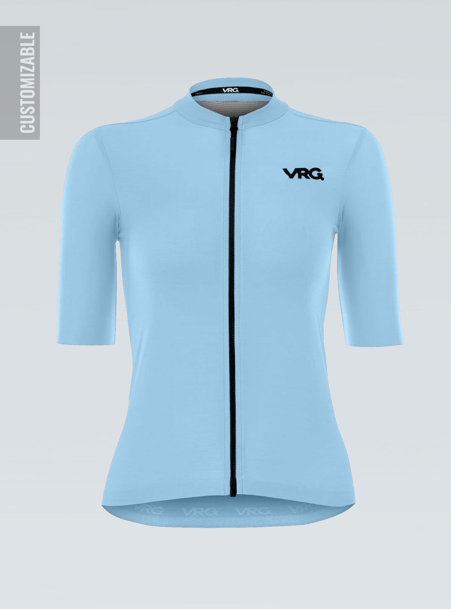 138 MFU Custom VRG Maillot Manches Courtes Bleu Claire - Femmes