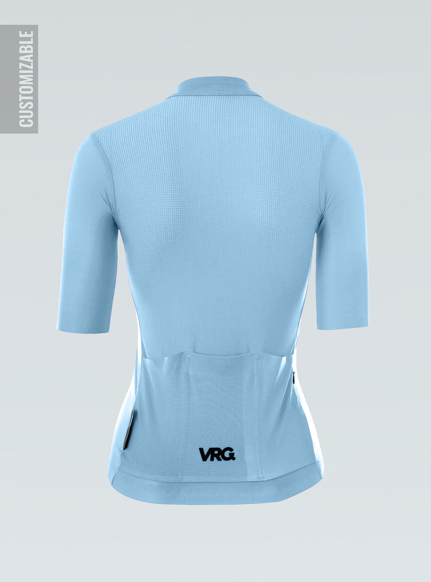 138 MFU Custom VRG Maillot Manches Courtes Bleu Claire - Femmes